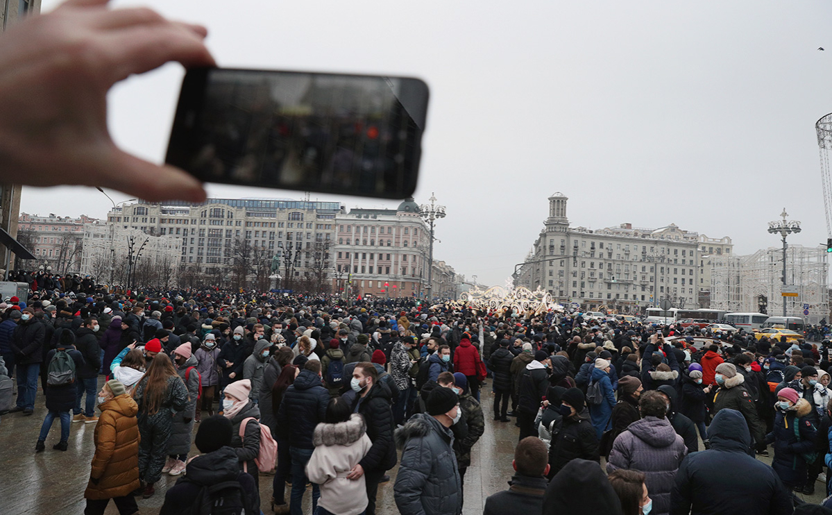 Роскомнадзор сообщил об удалении 89% призывов на митинги из соцсетей