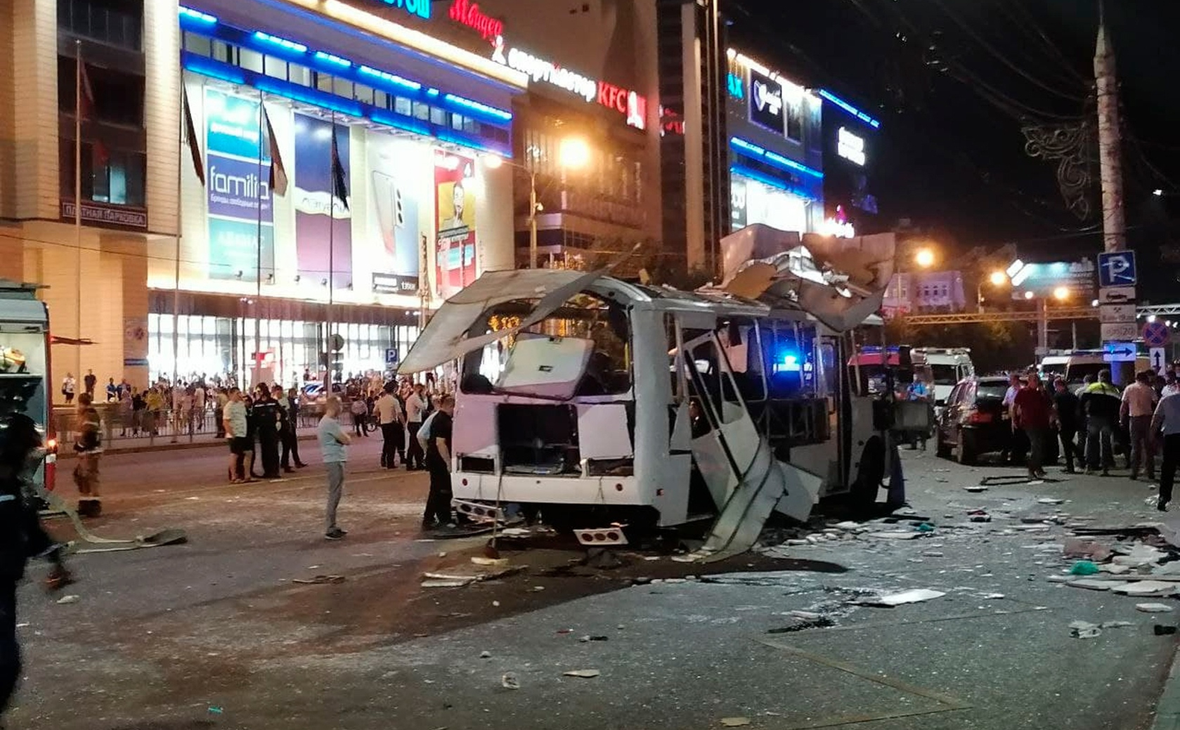 В Воронеже взорвался автобус. Главное