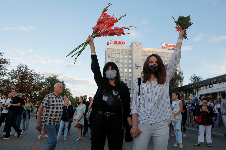 В Минске вытеснили протестующих с улиц