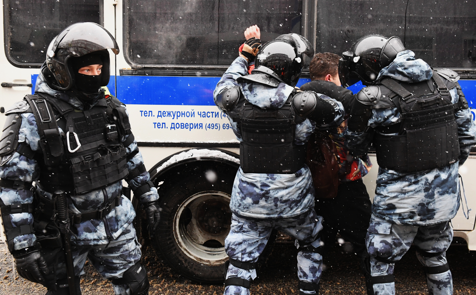 Суд назначил первый реальный срок участнику митинга 23 января в Москве