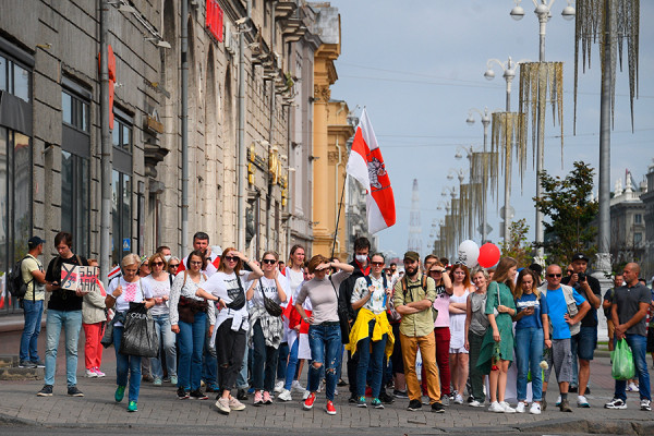 «Марш мира и независимости» в Минске. Фоторепортаж