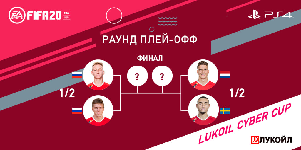 Расписание матчей Lukoil Cyber Cup по FIFA 20. 16 мая. Наиль Умяров – Александр Соболев, Ларссон – Гус Тил