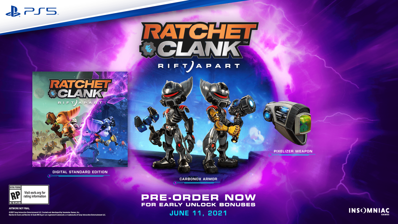 Ratchet and Clank: Rift Apart выйдет 11 июня на PlayStation 5