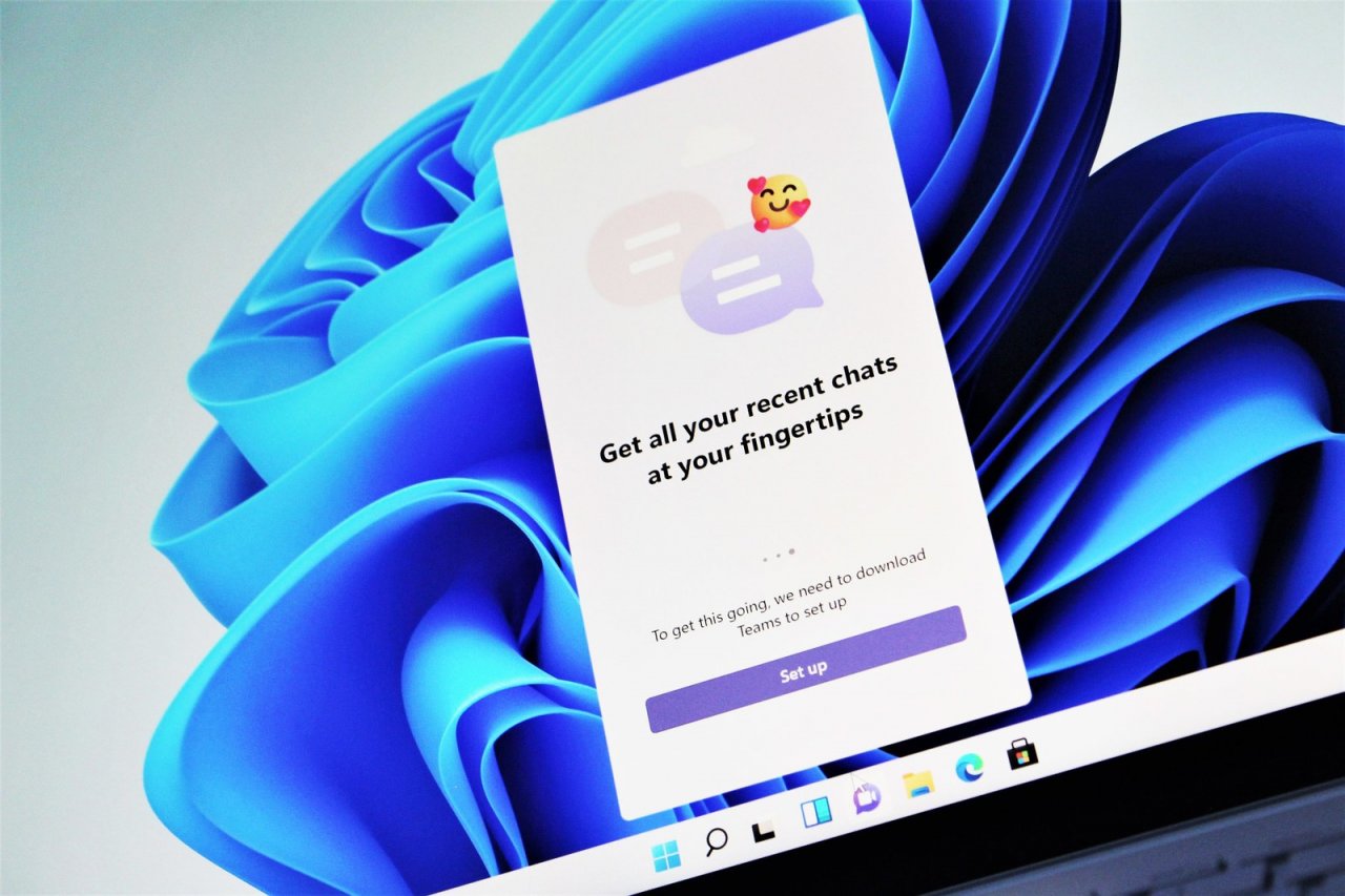 Windows 11 будет поставляться с новым приложением «Чат» на базе Microsoft Teams