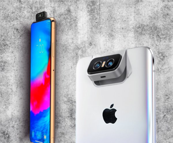 iPhone 11 получит «камеру-перевёртыш»: В Сеть слили дизайн будущего смартфона без фронталки