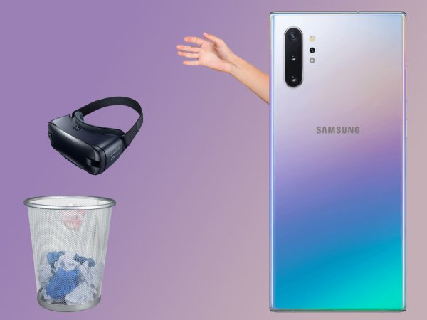 Будут новые VR-очки Samsung? Galaxy Note 10 не поддерживает фирменные Gear VR