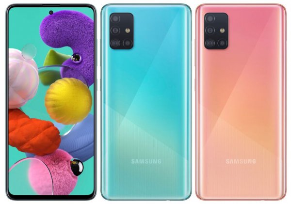 Компания Samsung улучшила модель смартфона Galaxy A51