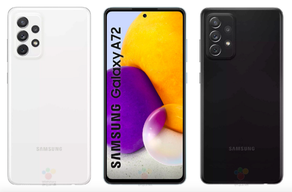 Грядущий смартфон Samsung Galaxy A72 рассекречен полностью