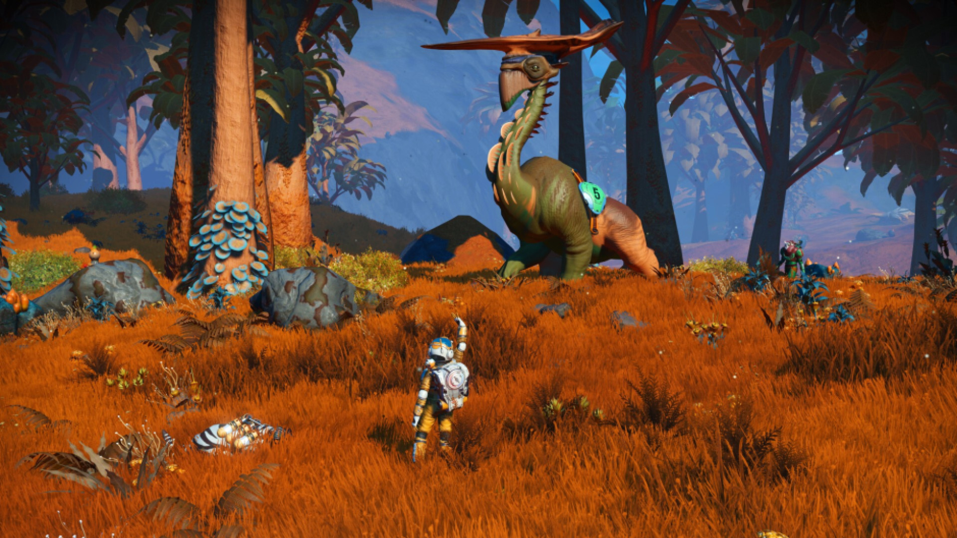 В игру о выживании в космосе No Man's Sky добавили возможность приручать инопланетных зверей