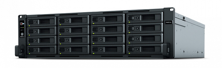 Представлены сетевые хранилища Synology RackStation RS3621RPxs, RS3621xs+ и RS4021xs+