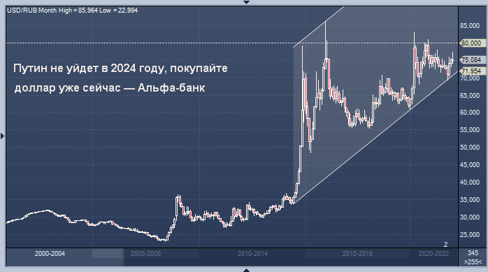 Путин не уйдет в 2024 году, покупайте доллар уже ...