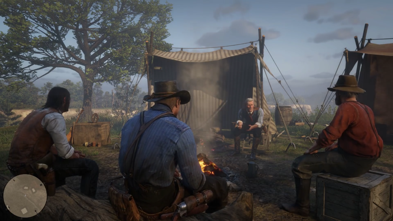 «Заткнись и дай поспать»: NPC в Red Dead Redemption 2 начинают ругаться, если внезапно нарушить их сон