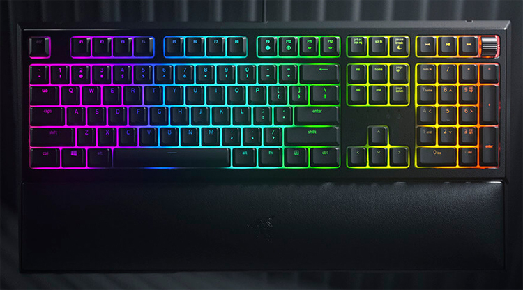 Игровая клавиатура Razer Ornata V2 снабжена гибридными переключателями