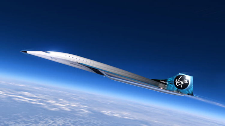 Virgin Galactic показала дизайн перспективного сверхзвукового авиалайнера с двигателями Rolls-Royce