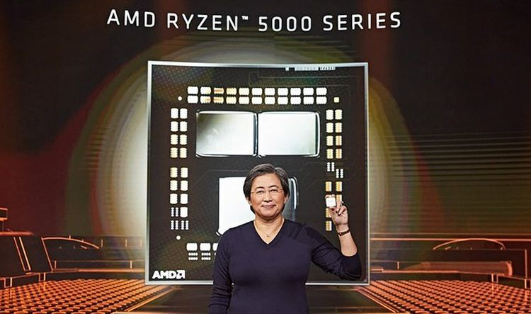 Анонс Ryzen 5000 поднял прогноз, но не сам курс акций AMD