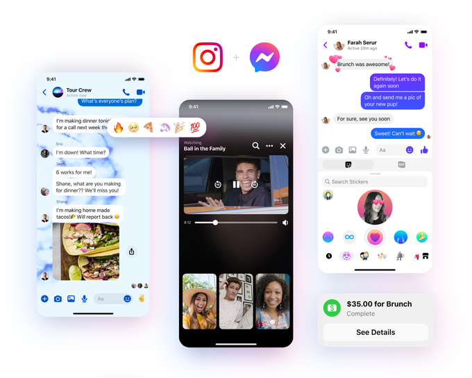 Facebook Messenger обновил логотип и получил новые функции