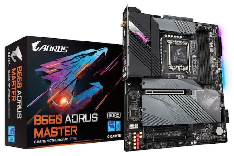 Gigabyte анонсировала материнские платы Aorus Master на чипсете Intel B660