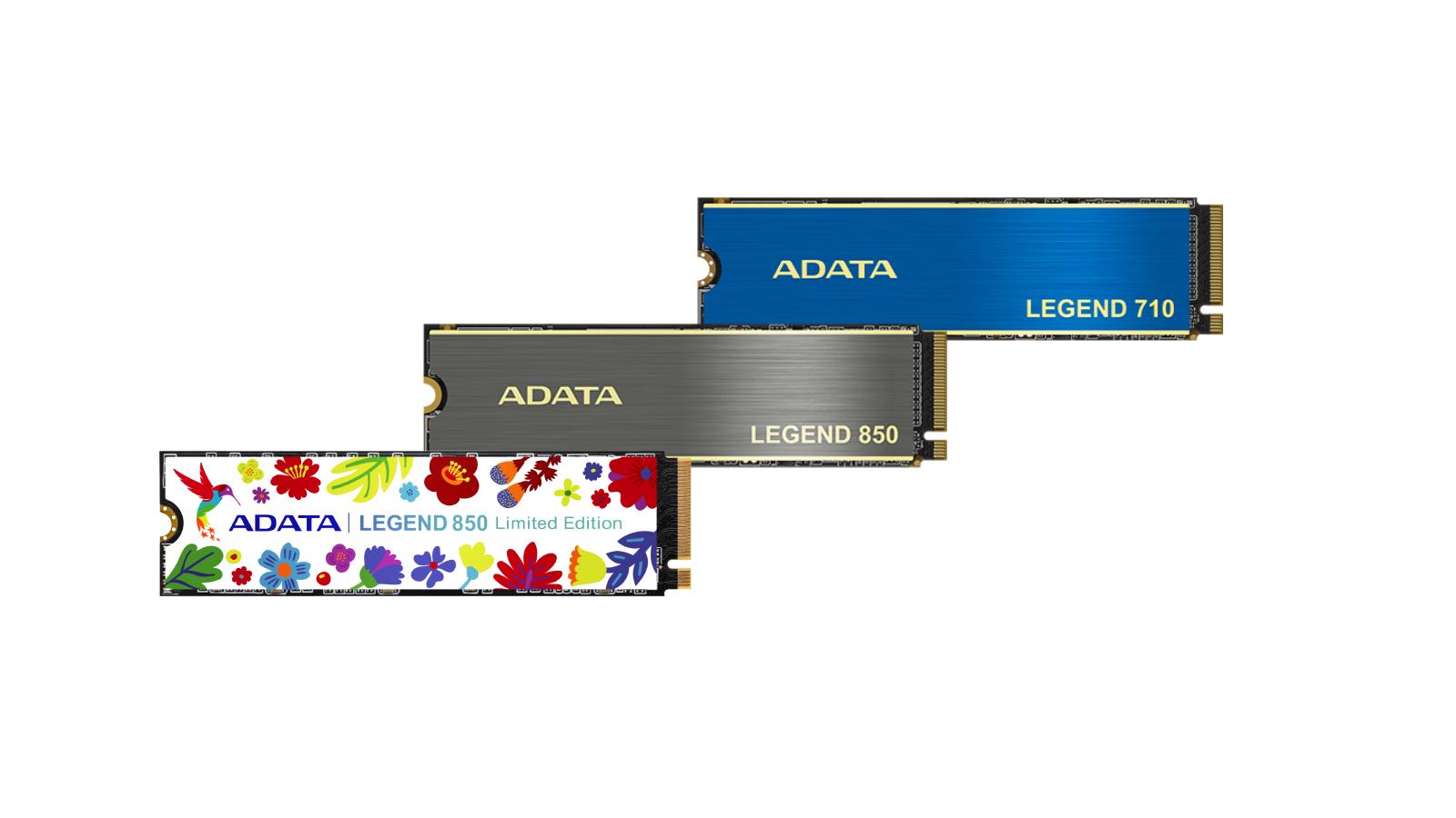 ADATA представляет SSD LEGEND 850 PCIe Gen4 x4 M.2 2280 и его лимитированную версию