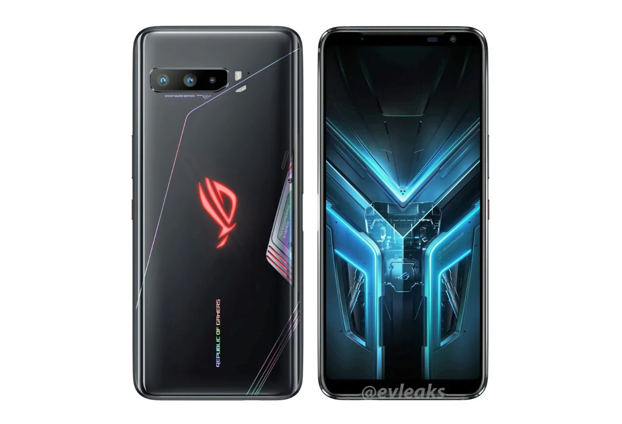 ASUS ROG Phone 3 появился на официальном пресс-рендере с минимальными отличиями в дизайне