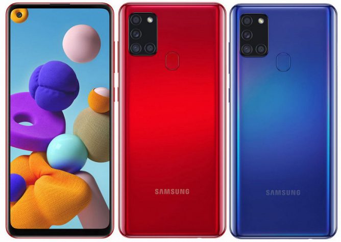 Samsung представила новый бюджетный смартфон Galaxy A21s