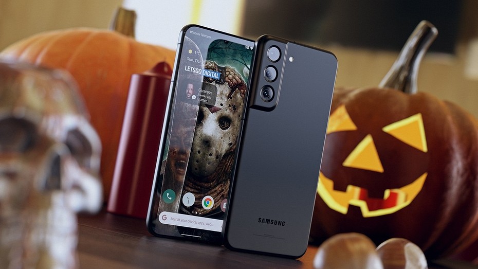 Потрясающие изображения Samsung Galaxy S22 в честь Хэллоуина