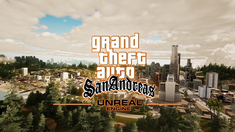 Ремастеры GTA III, Vice City и San Andreas на Unreal Engine — реальность!