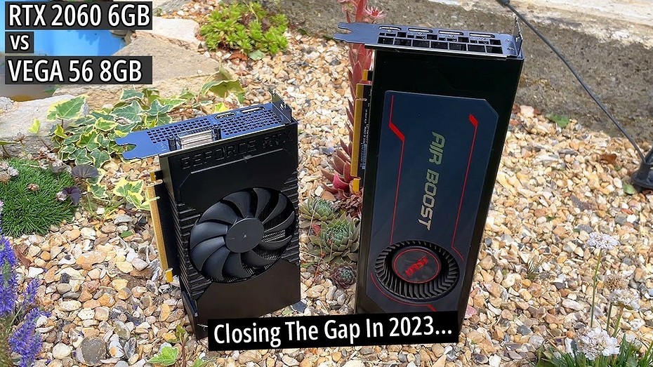 Энтузиаст сравнил видеокарты GeForce RTX 2060 и Radeon RX VEGA 56 в 2023 году — какая быстее?