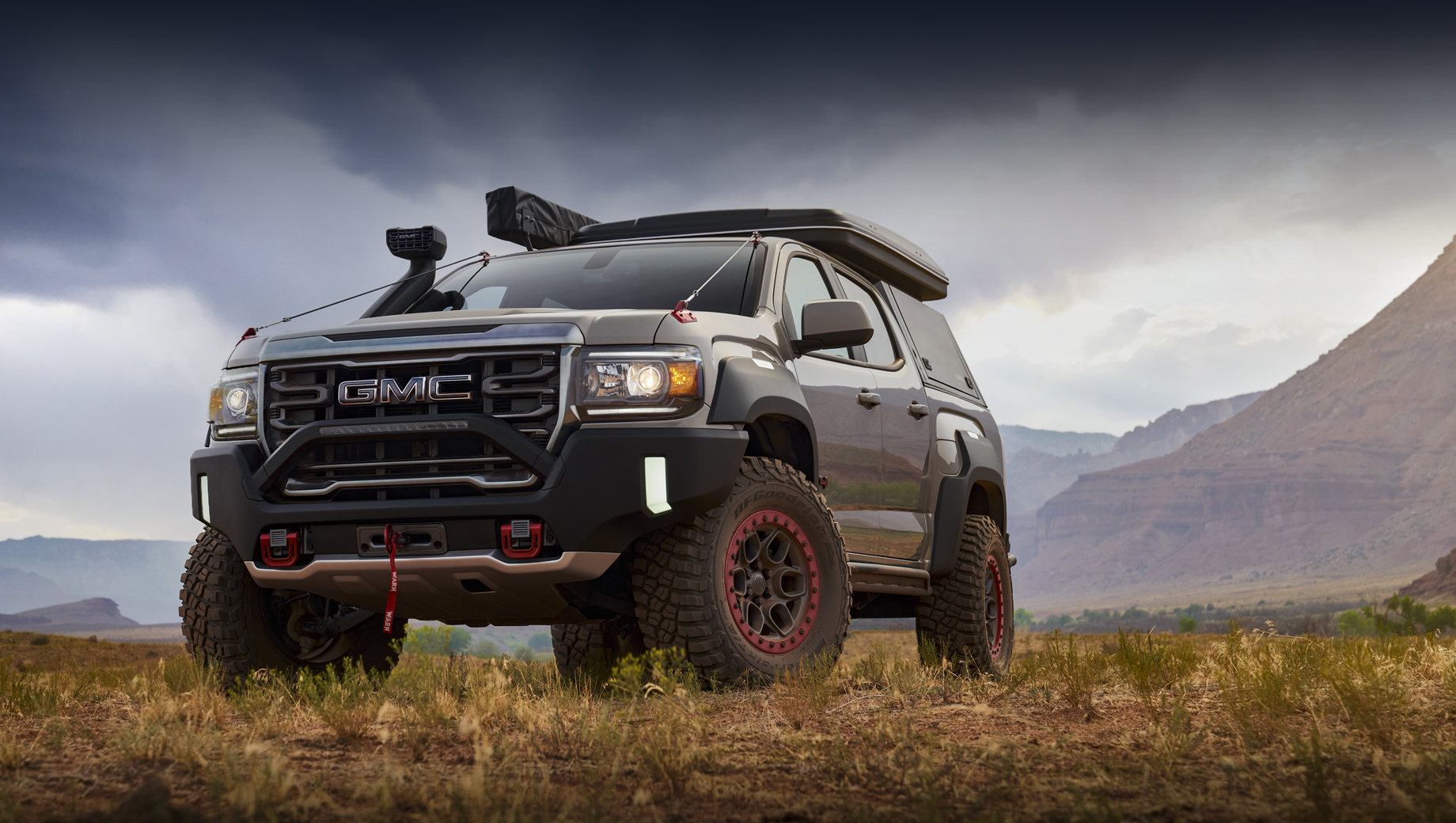 Марка GMC выпустила пикап Canyon AT4 Ovrlandx Off-Road на природу