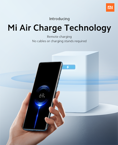 Xiaomi анонсировала новую технологию беспроводной зарядки Mi Air Charge