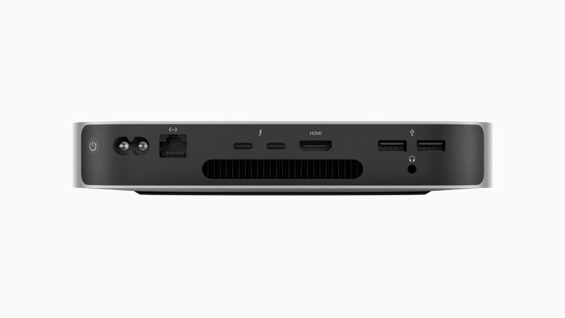 Новый M2 Mac mini поддерживает вывод картинки 8К через штатный разъем HDMI