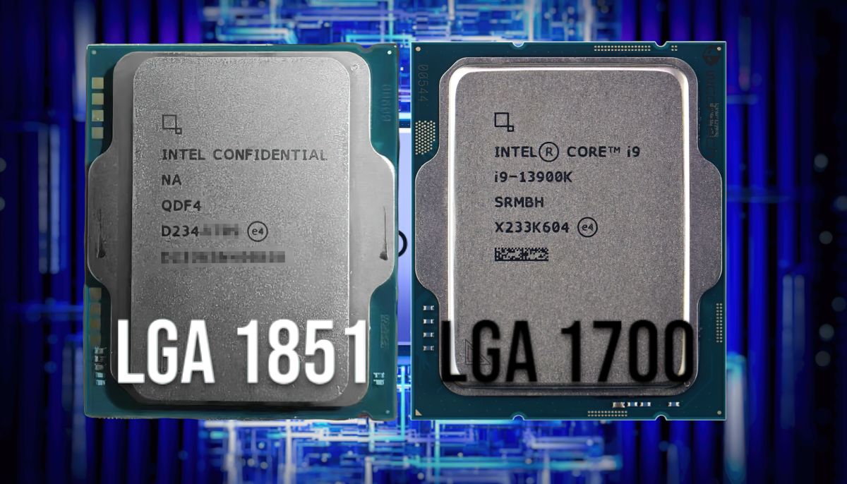 Как выглядит Socket LGA 1851 и совместимый с ним процессор?