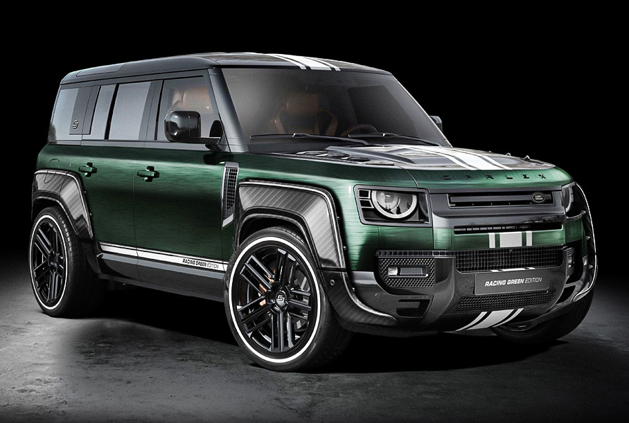 Новый Land Rover Defender обзавелся деталями из углепластика