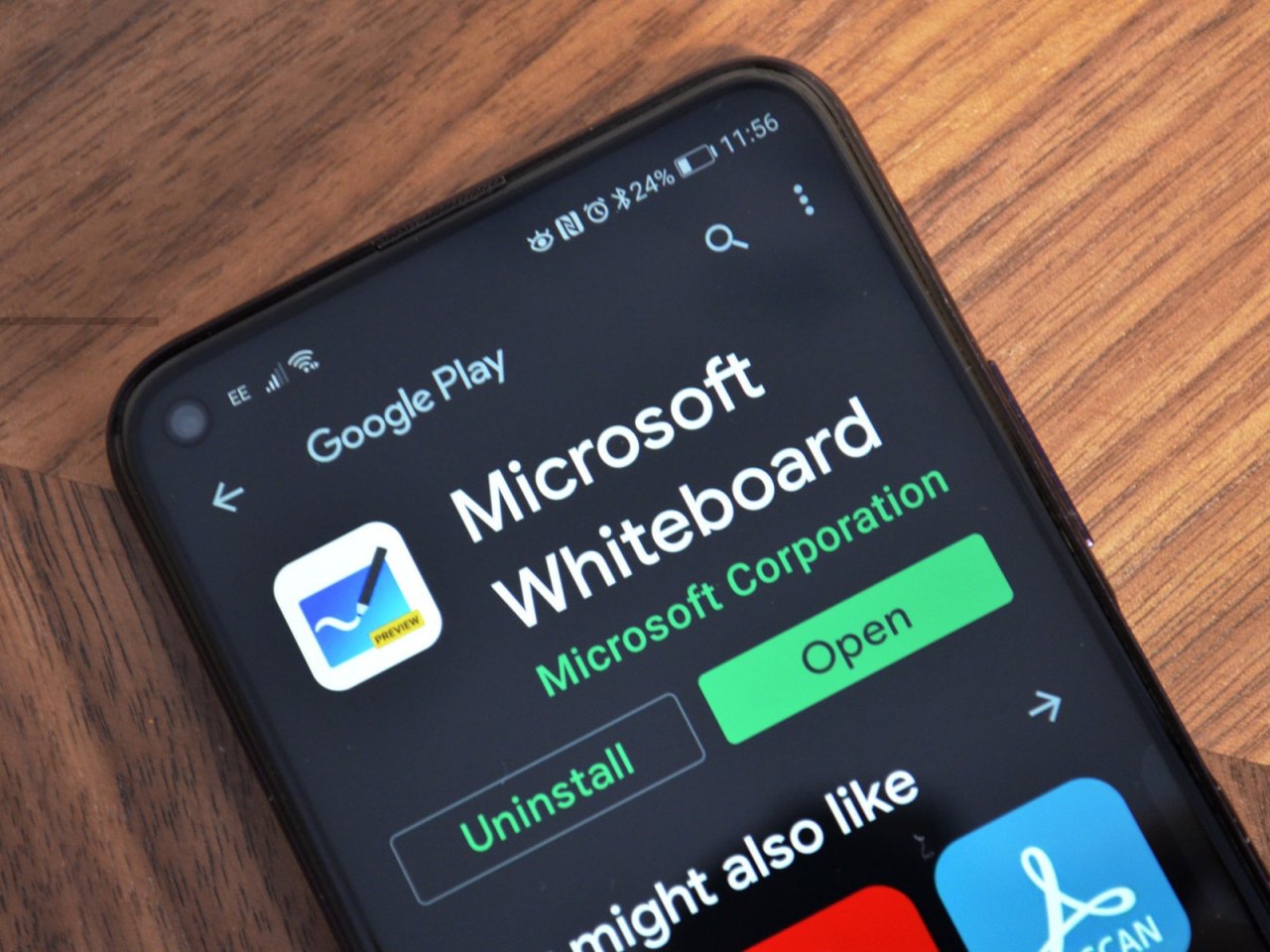 Выпущена предварительная версия Microsoft Whiteboard для Android