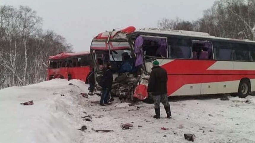 Два человека погибли, восемь пострадали в ДТП с автобусами на Камчатке