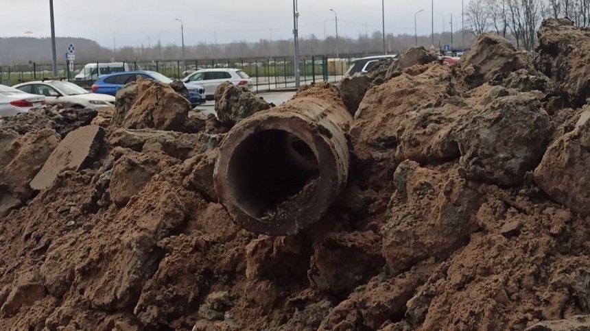 «Не выпиваю»: зачем полуголый парень полез «изучать» трубы Петербурга