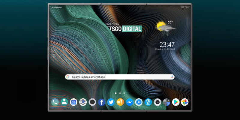 Таким будет складной смартфон Xiaomi Mi Z Fold