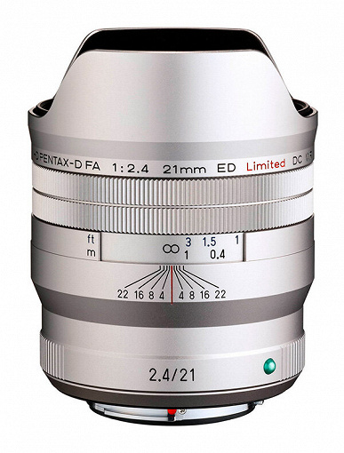 Представлен объектив HD Pentax-D FA 21mmF2.4ED Limited DC WR