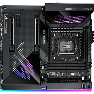 Материнская плата Asus ROG Maximus Z690 Extreme на чипсете Intel Z690: порты USB 3.2 Gen2×2 и Thunderbolt 4, сетевой контроллер 10 Гбит/с и многое другое за 100 тысяч рублей