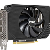 Видеокарта Palit GeForce RTX 3050 StormX (8 ГБ): компактная модель с не слишком шумной СО для разрешения Full HD