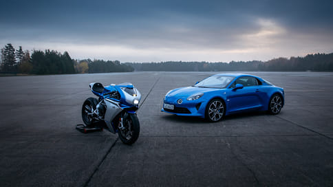 MV Agusta сделала мотоцикл в честь спорткара Alpine